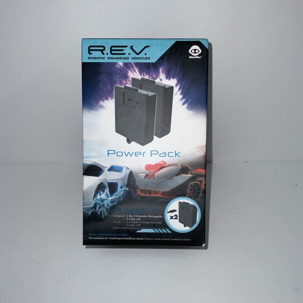 WowWee REV Power Pack Recharge Kit 2 Pack Charger